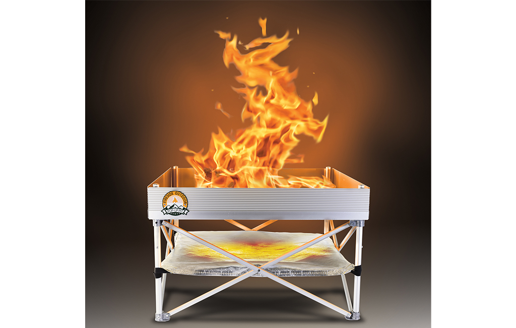 FIRESIDE OUTDOOR Pop-Up Fire Pit