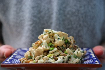 Make this Cauliflower Salad with Tahini and Golden Raisins