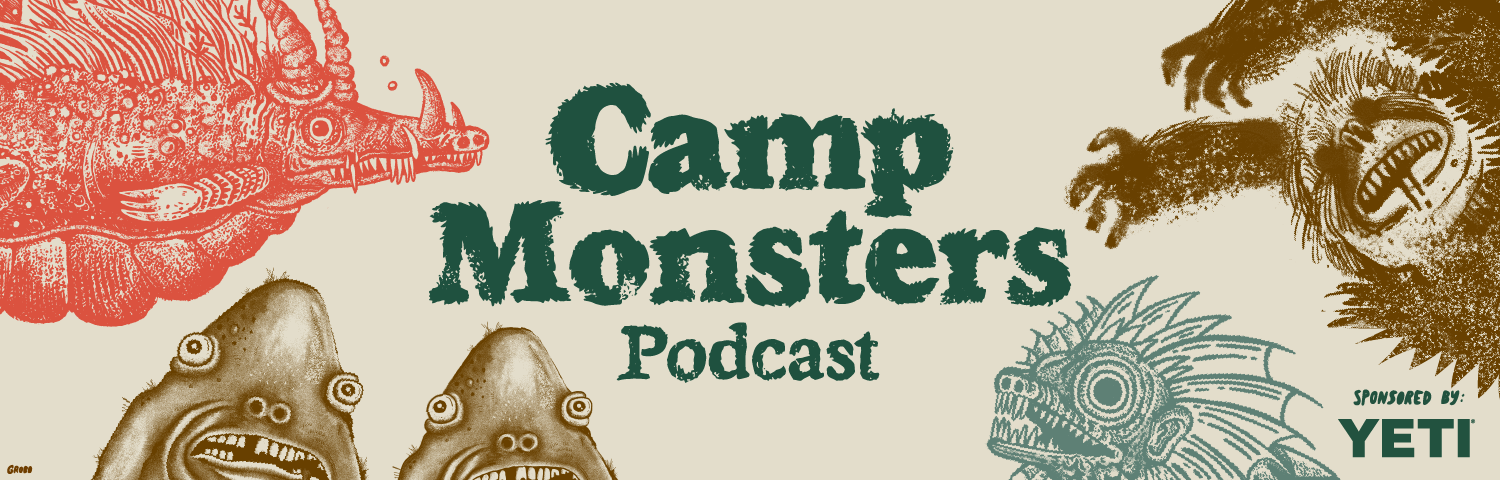 camp monsters podcast illustration