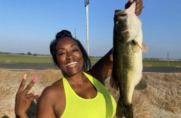 Myishia Haynes fishing