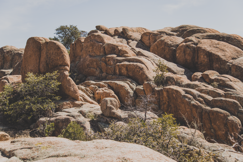 A rocky landscape