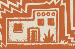 The Taos Hum Camp Monsters banner