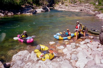 MAK & Owen packrafting for Wild Ideas Worth Living
